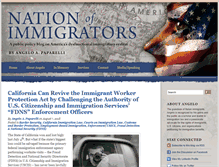 Tablet Screenshot of nationofimmigrators.com